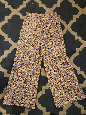 Toad&Co Floral Print Top in Yellow, Red, Blue